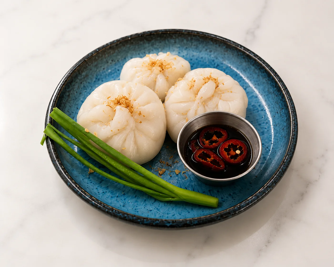 Steamed Chive Dumpling — tap to open the AR experience